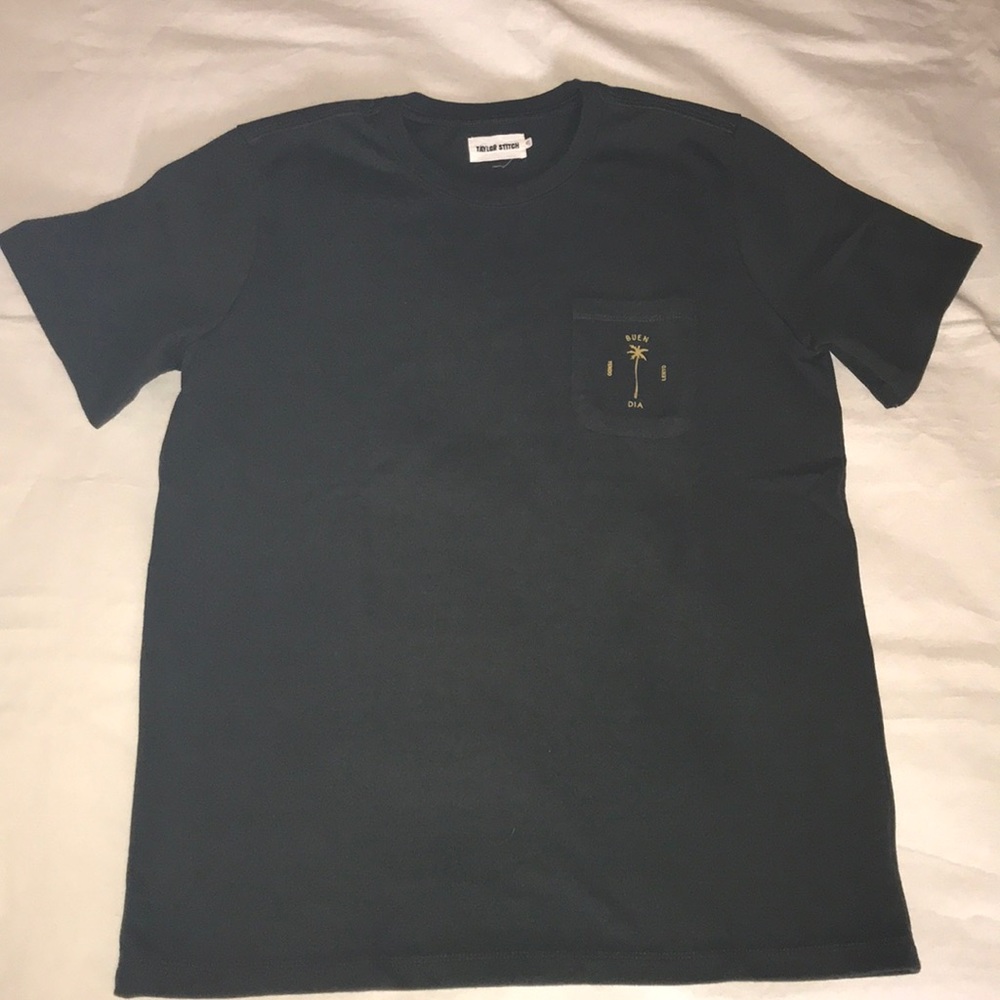 Taylor stitch heavy bag tee green